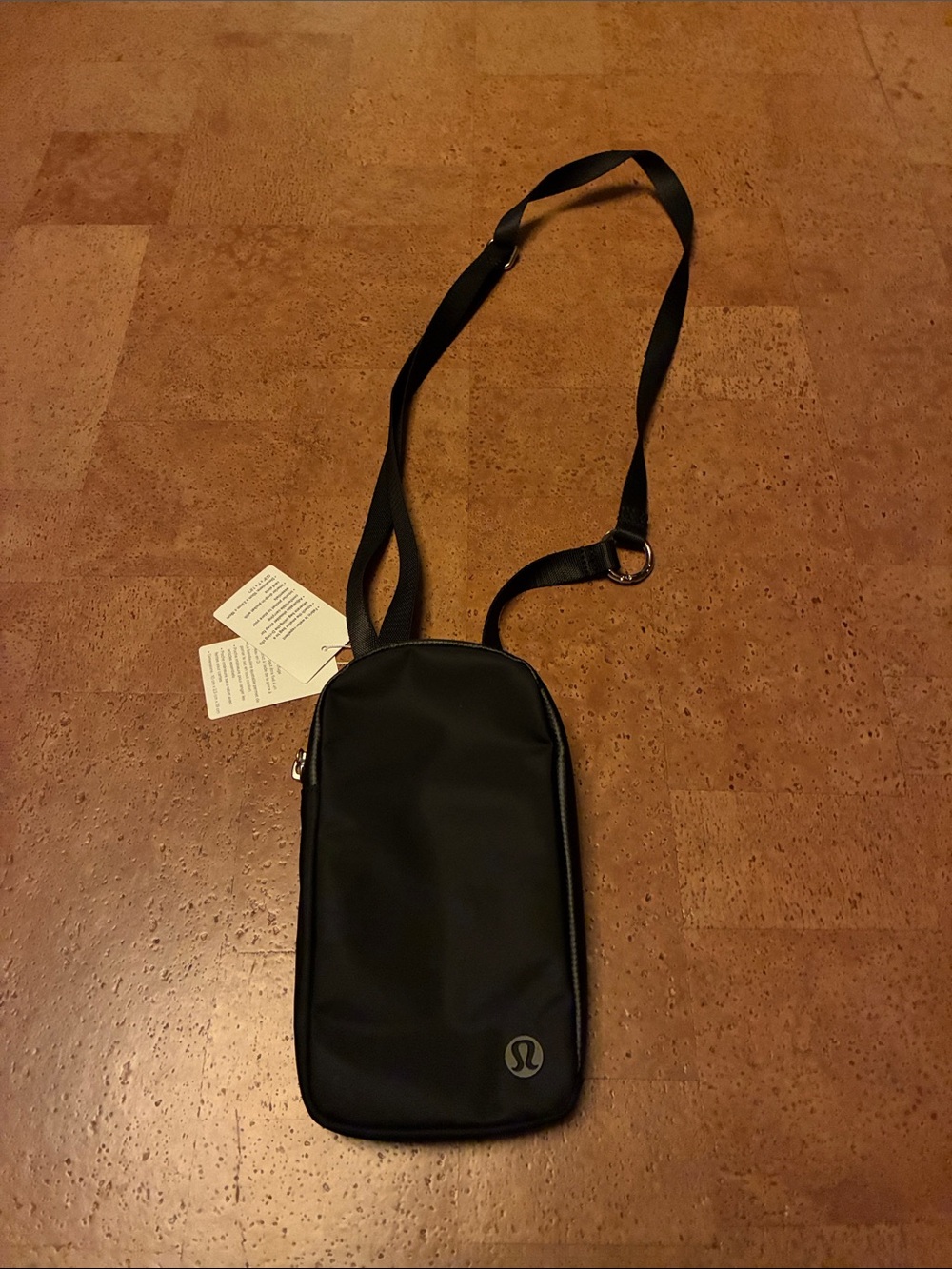 Lululemon Athletica Black Slim Crossbody Bag NWT